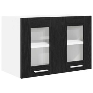 Hanging Cabinet Black Oak 60 x 31 x 40 cm Engineered Wood