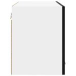 Hanging Cabinet 2 pcs Black Oak 60 x 31 x 40 cm Engineered Wood