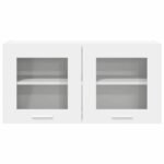 Hanging Cabinet with Door White 80 x 31 x 40 cm Engineered Wood