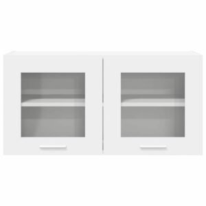 Hanging Cabinet with Door White 80 x 31 x 40 cm Engineered Wood