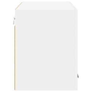 Hanging Cabinet with Door White 80 x 31 x 40 cm Engineered Wood