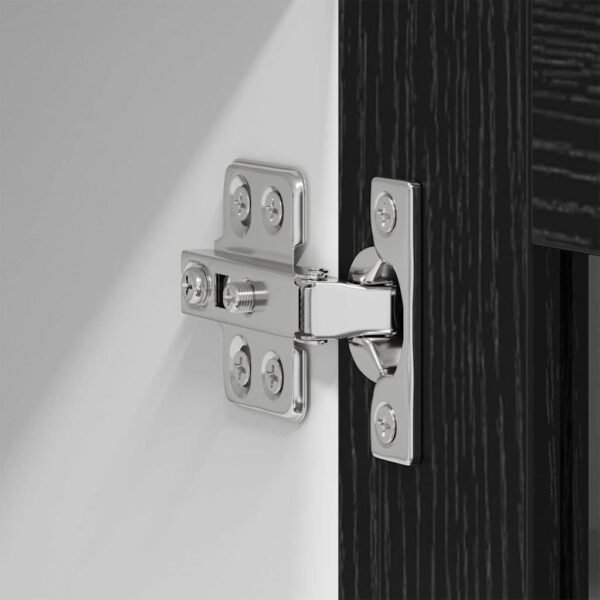 Hanging Cabinet Black Oak and White 80 x 31 x 40 cm