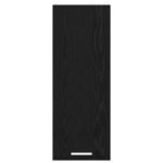 Hanging Cabinet with Door Black Oak and White 30 x 31 x 80 cm