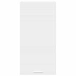 Hanging Cabinet with Door White 40 x 31 x 80 cm Engineered Wood