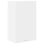 Hanging Cabinet with Door White 50 x 31 x 80 cm Engineered Wood