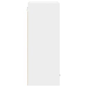 Hanging Cabinet with Door White 50 x 31 x 80 cm Engineered Wood