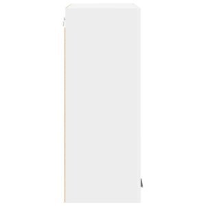 Hanging Cabinet with Door White 60 x 31 x 80 cm Engineered Wood