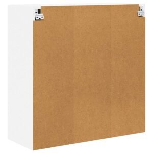 Hanging Cabinet with Door White 80 x 31 x 80 cm Engineered Wood