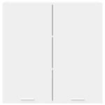 Hanging Cabinet with Door White 80 x 31 x 80 cm Engineered Wood