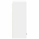 Hanging Cabinet with Door White 80 x 31 x 80 cm Engineered Wood