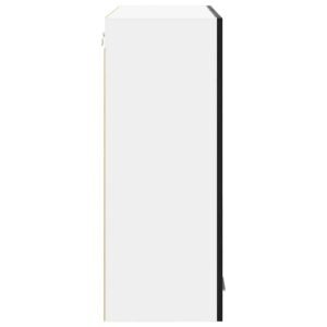 Hanging Cabinet Black Oak 80 x 31 x 80 cm Engineered Wood