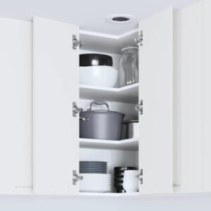 Hanging Cabinet White 57 x 57 x 80 cm Engineered Wood