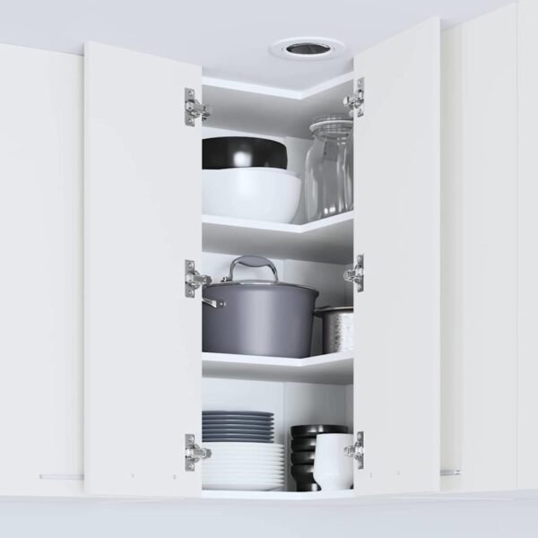 Hanging Cabinet White 57 x 57 x 80 cm Engineered Wood