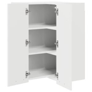 Hanging Cabinet White 57 x 57 x 80 cm Engineered Wood