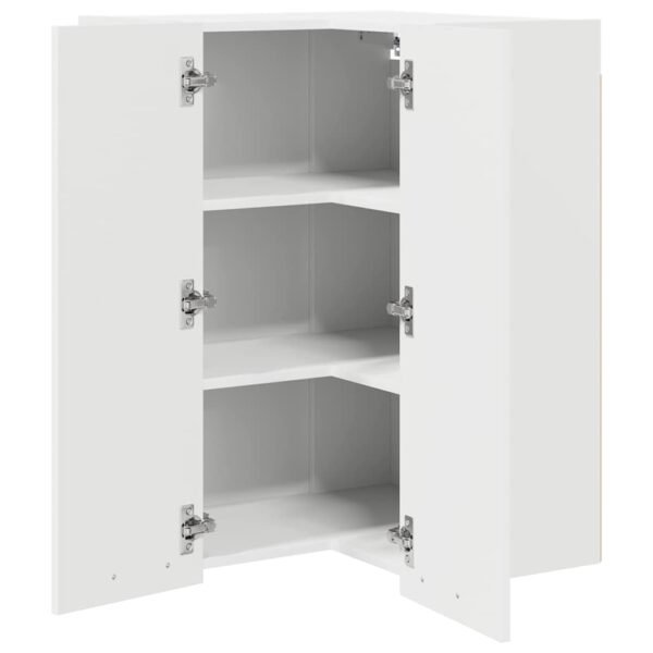 Hanging Cabinet White 57 x 57 x 80 cm Engineered Wood