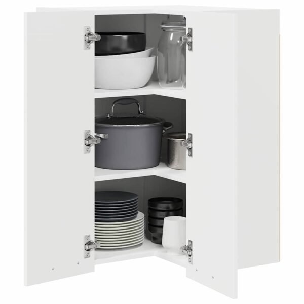 Hanging Cabinet White 57 x 57 x 80 cm Engineered Wood