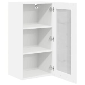 Hanging Cabinet 2 pcs White 40 x 31 x 80 cm Engineered Wood