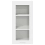 Hanging Cabinet 2 pcs White 40 x 31 x 80 cm Engineered Wood