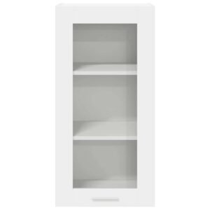 Hanging Cabinet 2 pcs White 40 x 31 x 80 cm Engineered Wood