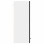Hanging Cabinet Black Oak 40 x 31 x 80 cm Engineered Wood