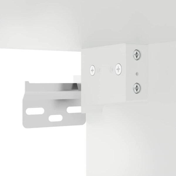 Hanging Cabinet with Door White 60 x 31 x 80 cm Engineered Wood