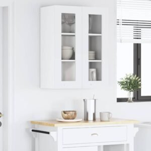 Hanging Cabinet with Door White 60 x 31 x 80 cm Engineered Wood