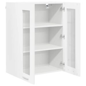 Hanging Cabinet with Door White 60 x 31 x 80 cm Engineered Wood