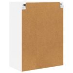 Hanging Cabinet with Door White 60 x 31 x 80 cm Engineered Wood