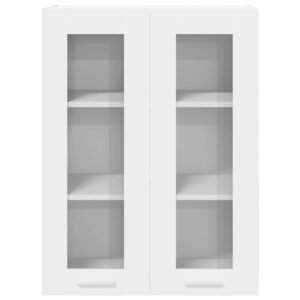 Hanging Cabinet with Door White 60 x 31 x 80 cm Engineered Wood