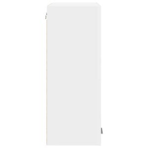 Hanging Cabinet with Door White 60 x 31 x 80 cm Engineered Wood