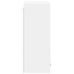 Hanging Cabinet with Door White 80 x 31 x 80 cm Engineered Wood