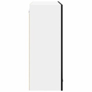 Hanging Cabinet Black Oak 80 x 31 x 80 cm Engineered Wood