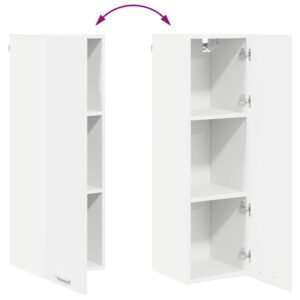 Hanging Cabinet White 30 x 31 x 100 cm Engineered Wood