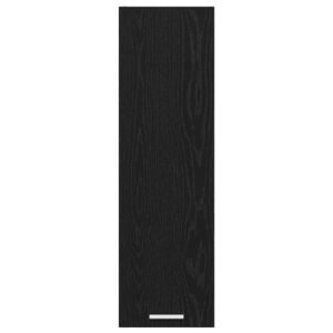 Hanging Cabinet Black Oak 30 x 31 x 100 cm Engineered Wood