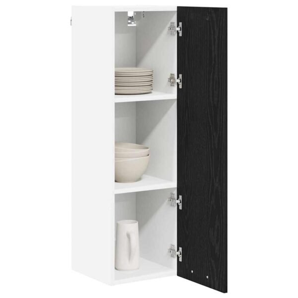 Hanging Cabinet Black Oak 30 x 31 x 100 cm Engineered Wood