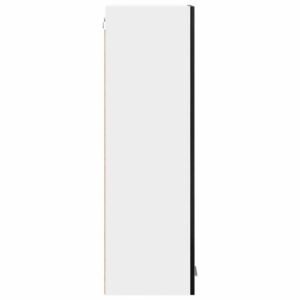 Hanging Cabinet Black Oak 30 x 31 x 100 cm Engineered Wood