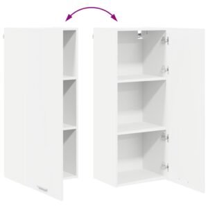 Hanging Cabinet White 40 x 31 x 100 cm Engineered Wood