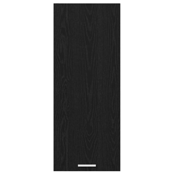 Hanging Cabinet Black Oak 40 x 31 x 100 cm Engineered Wood