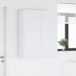 Hanging Cabinet White 80 x 31 x 100 cm Engineered Wood