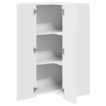 Hanging Cabinet White 57 x 57 x 100 cm Engineered Wood