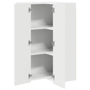 Hanging Cabinet White 57 x 57 x 100 cm Engineered Wood