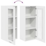 Hanging Cabinet White 40 x 31 x 100 cm Engineered Wood