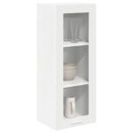 Hanging Cabinet White 40 x 31 x 100 cm Engineered Wood