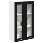 Hanging Cabinet Riga Black Oak 60 x 31 x 100 cm Engineered Wood