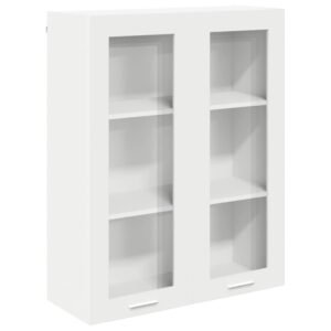 Hanging Cabinet White 80 x 31 x 100 cm Engineered Wood