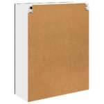 Hanging Cabinet Black Oak 80 x 31 x 100 cm Engineered Wood