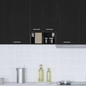 Hanging Cabinet Black Oak 20 x 29,5 x 40 cm Engineered Wood