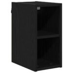 Hanging Cabinet Black Oak 20 x 29,5 x 40 cm Engineered Wood