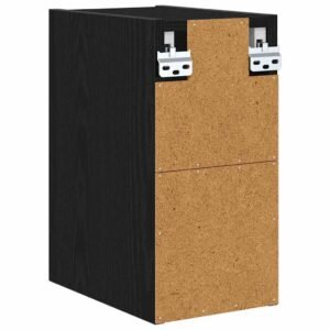 Hanging Cabinet Black Oak 20 x 29,5 x 40 cm Engineered Wood