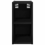 Hanging Cabinet Black Oak 20 x 29,5 x 40 cm Engineered Wood